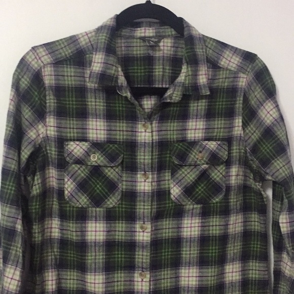 Eddie Bauer Plaid Button Down Shirt - Picture 4 of 10